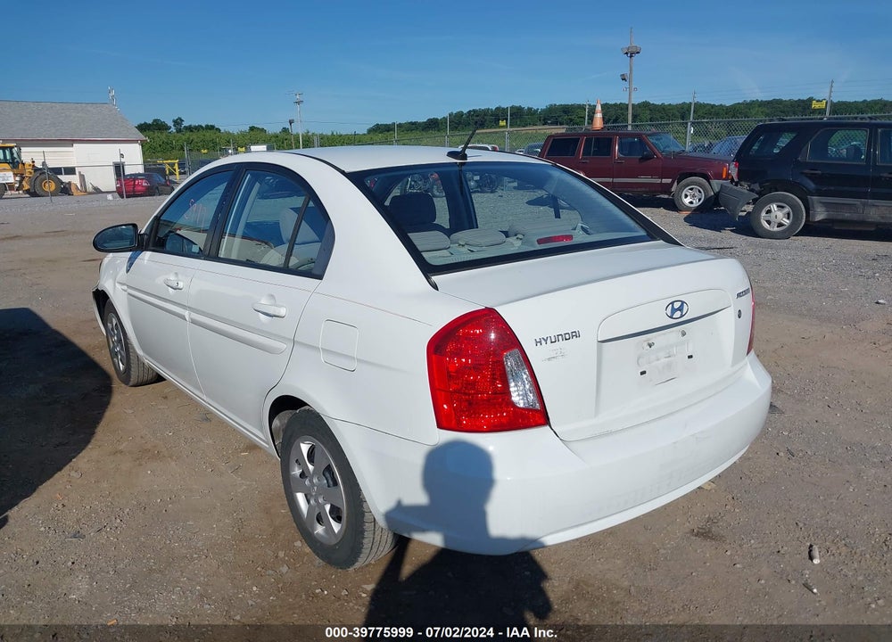 2009 HYUNDAI ACCENT GLS VIN: KMHCN46C59U348479