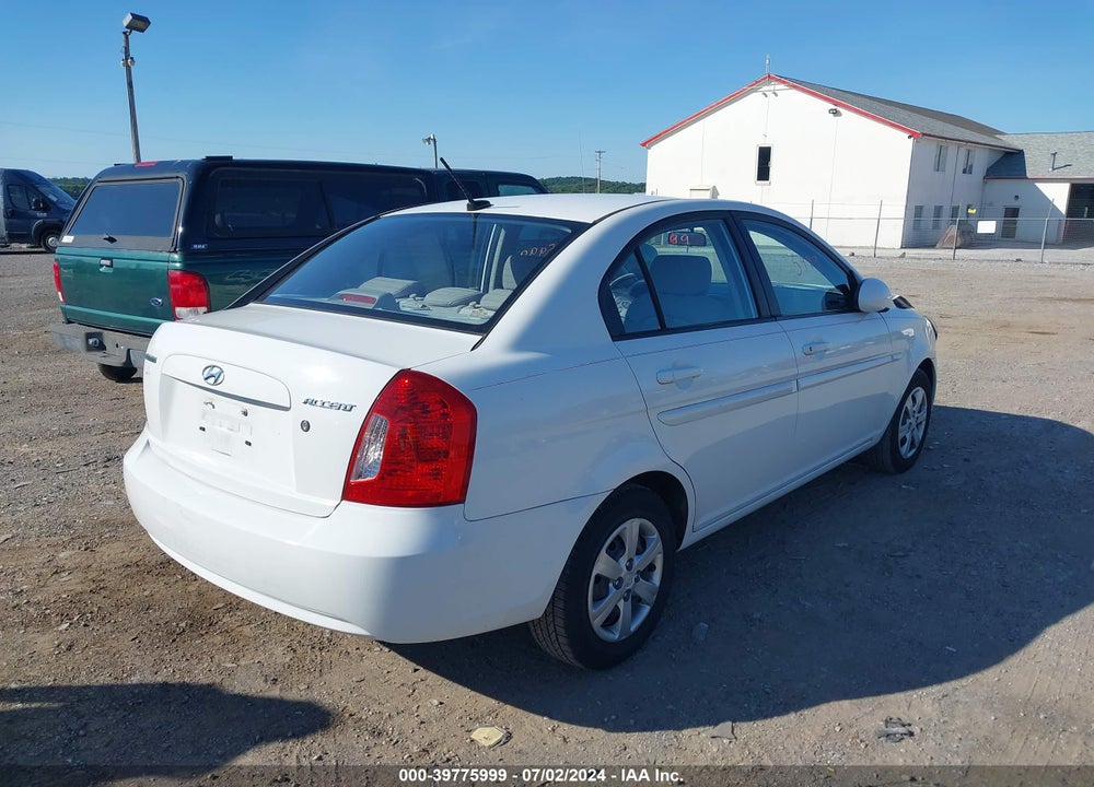2009 HYUNDAI ACCENT GLS VIN: KMHCN46C59U348479
