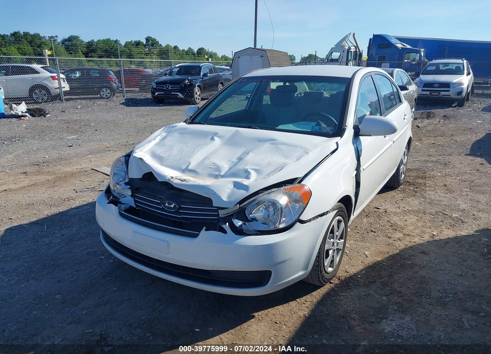2009 HYUNDAI ACCENT GLS VIN: KMHCN46C59U348479