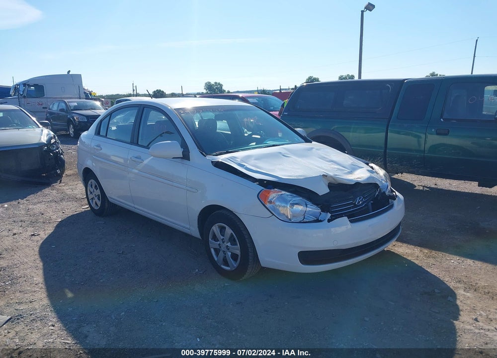 2009 HYUNDAI ACCENT GLS VIN: KMHCN46C59U348479