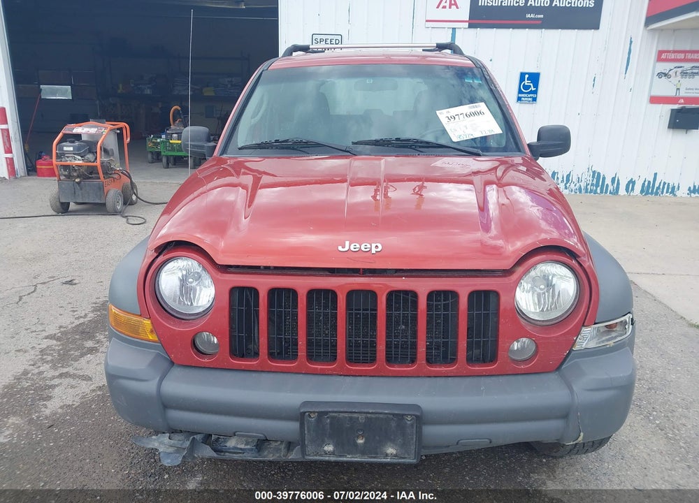 2005 JEEP LIBERTY SPORT VIN: 1J4GL48KX5W602759