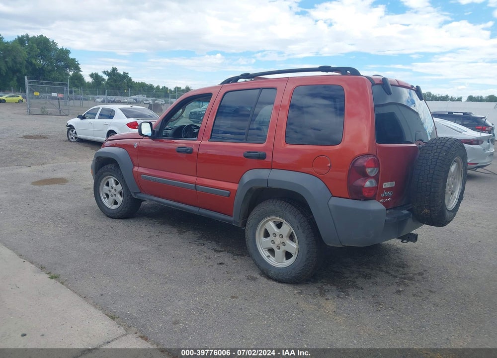 2005 JEEP LIBERTY SPORT VIN: 1J4GL48KX5W602759