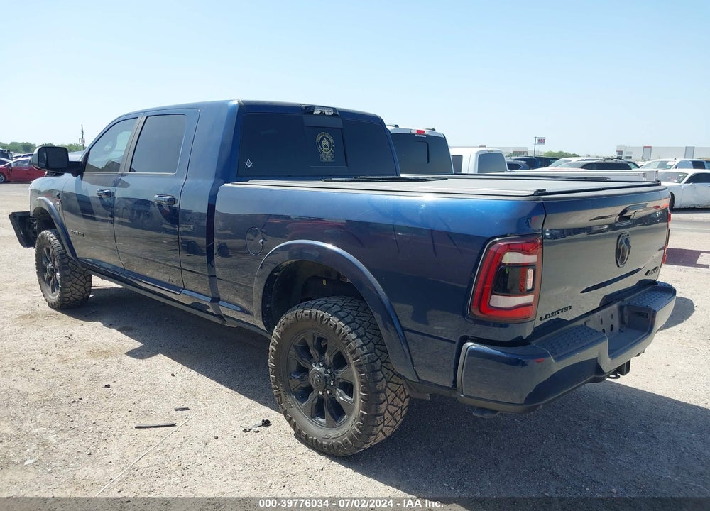 2021 RAM 2500 LIMITED MEGA CAB 4X4 6'4 BOX VIN: 3C6UR5TL2MG703926