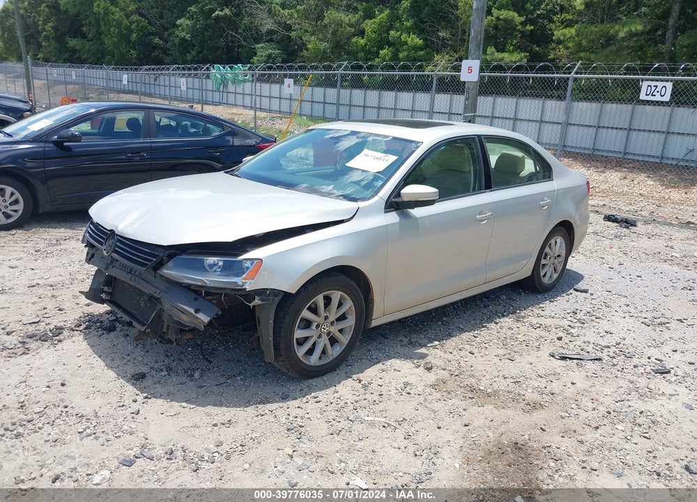 2011 VOLKSWAGEN JETTA 2.5L SE VIN: 3VWDX7AJ5BM378700