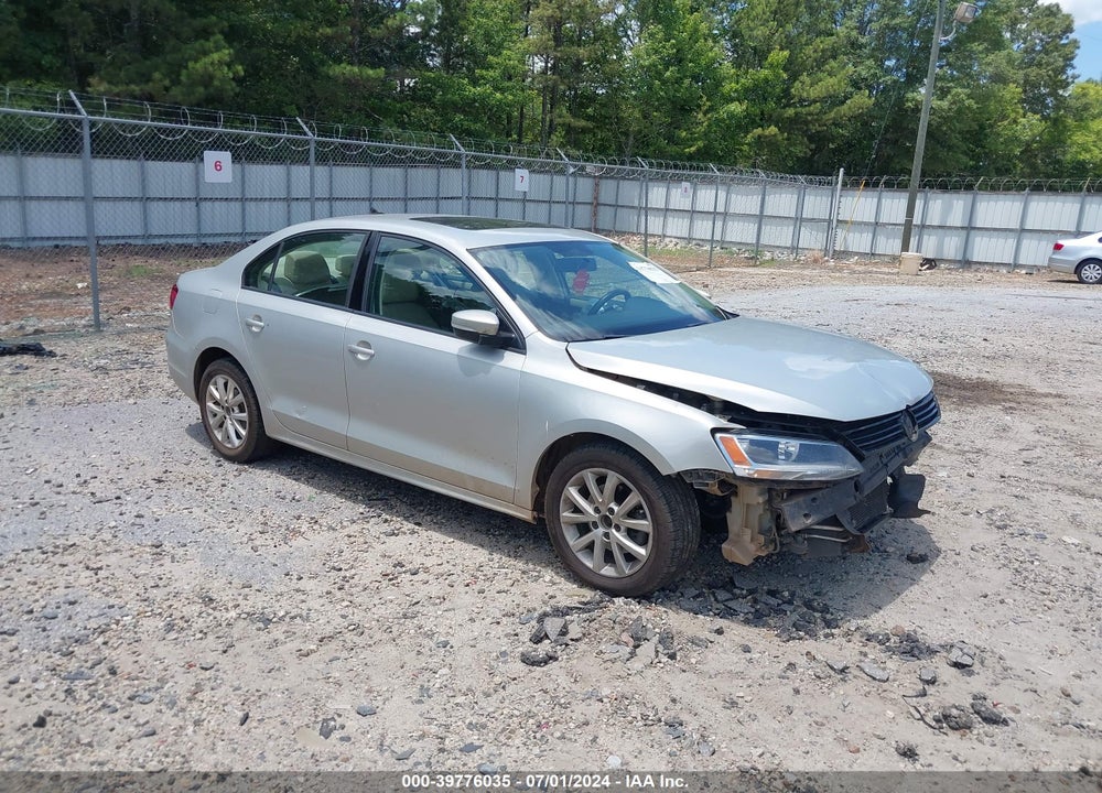 2011 VOLKSWAGEN JETTA 2.5L SE VIN: 3VWDX7AJ5BM378700