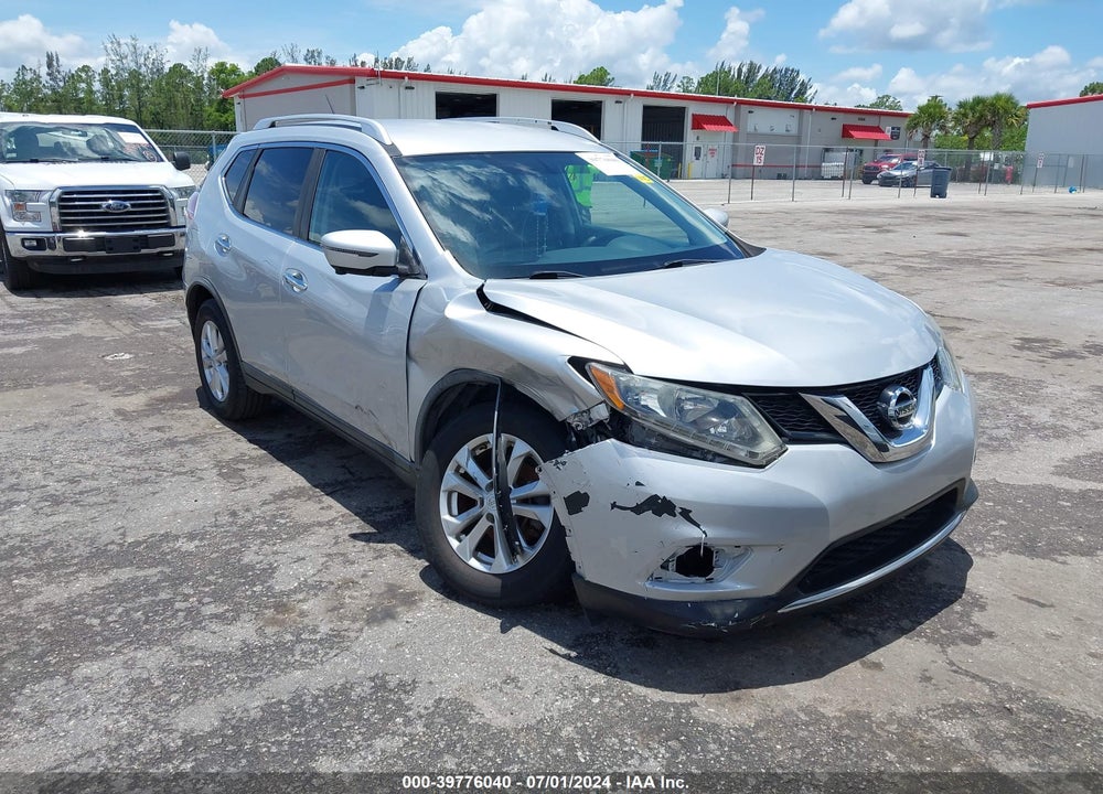 2016 NISSAN ROGUE SV VIN: KNMAT2MT3GP661485