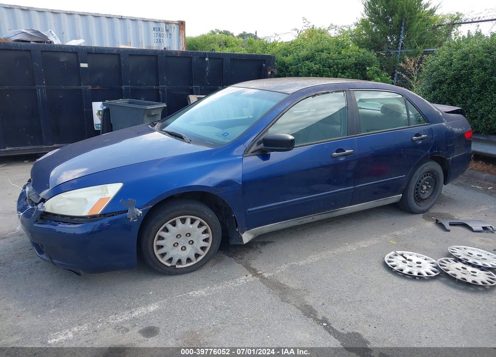 2005 HONDA ACCORD 2.4 DX VIN: 1HGCM56145A159699