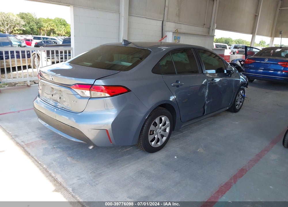2020 TOYOTA COROLLA LE VIN: JTDEPRAE8LJ009494