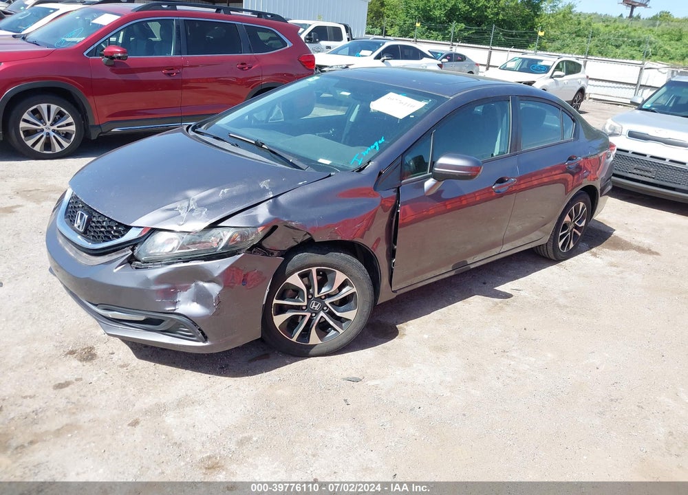 2014 HONDA CIVIC EX VIN: 19XFB2F85EE051053