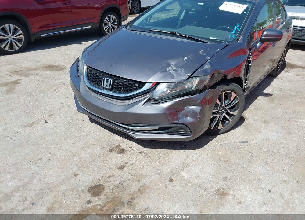 2014 HONDA CIVIC EX VIN: 19XFB2F85EE051053