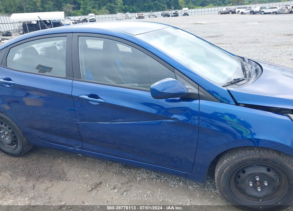 2016 HYUNDAI ACCENT VIN: KMHCT4AE1GU058798
