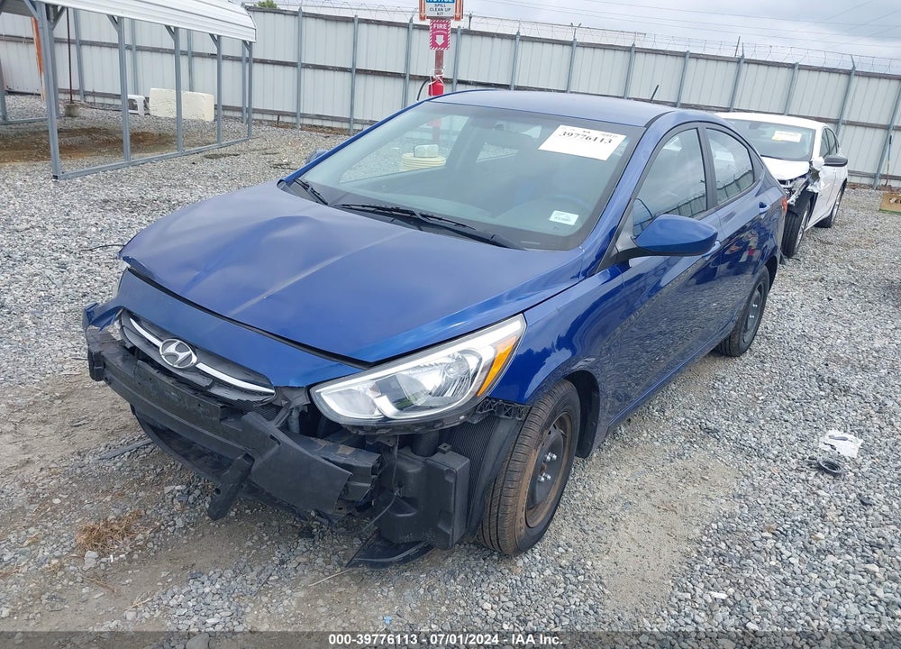 2016 HYUNDAI ACCENT VIN: KMHCT4AE1GU058798