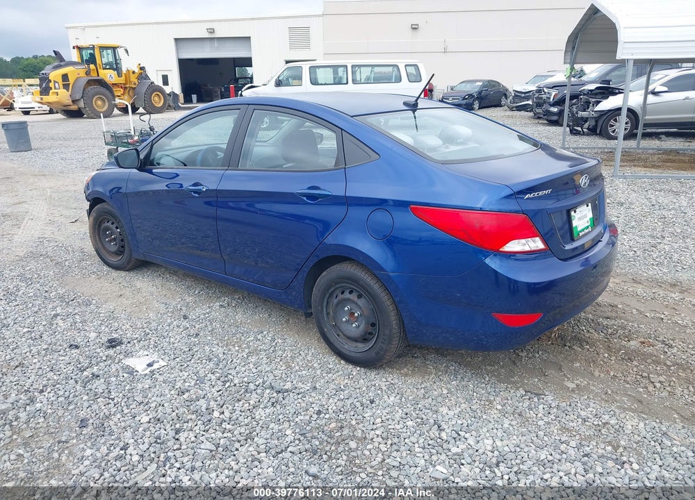 2016 HYUNDAI ACCENT VIN: KMHCT4AE1GU058798