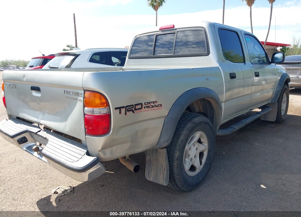 2001 TOYOTA TACOMA PRERUNNER V6 VIN: 5TEGN92N41Z783046