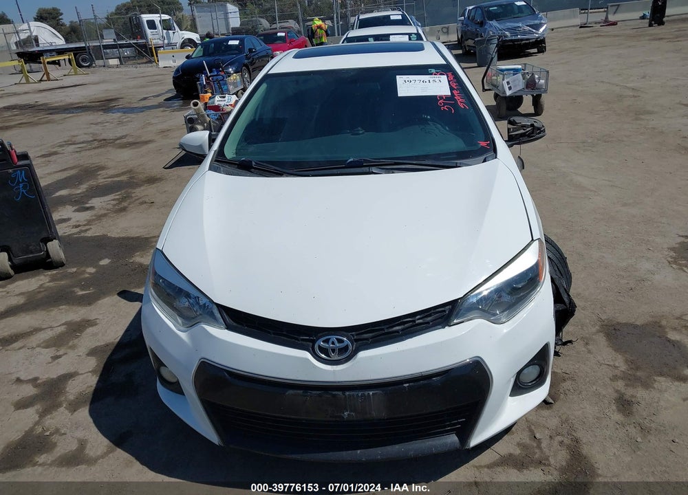 2014 TOYOTA COROLLA S PREMIUM VIN: 5YFBURHE5EP054103