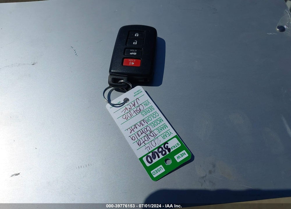 2014 TOYOTA COROLLA S PREMIUM VIN: 5YFBURHE5EP054103
