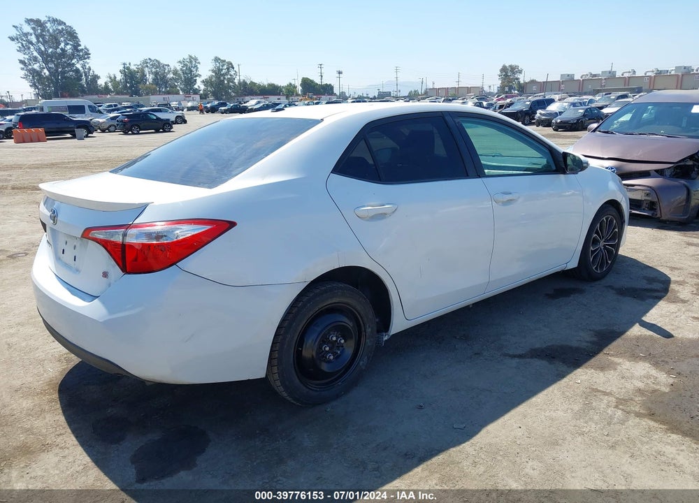 2014 TOYOTA COROLLA S PREMIUM VIN: 5YFBURHE5EP054103