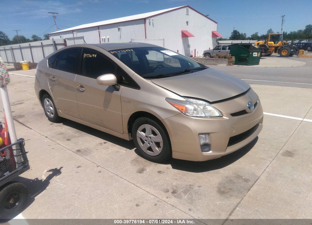 2011 TOYOTA PRIUS THREE VIN: JTDKN3DU9B1401004