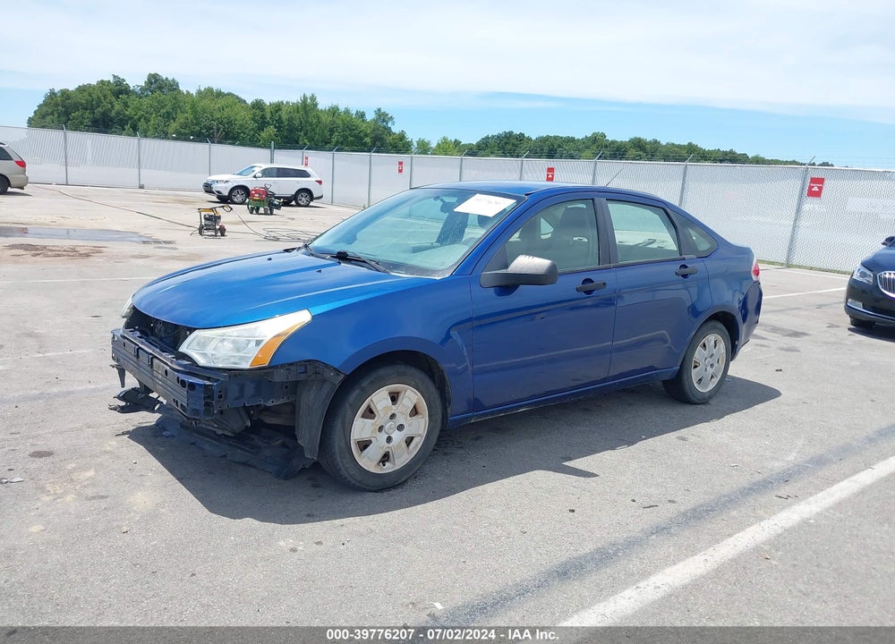 2008 FORD FOCUS S VIN: 1FAHP34N88W150524
