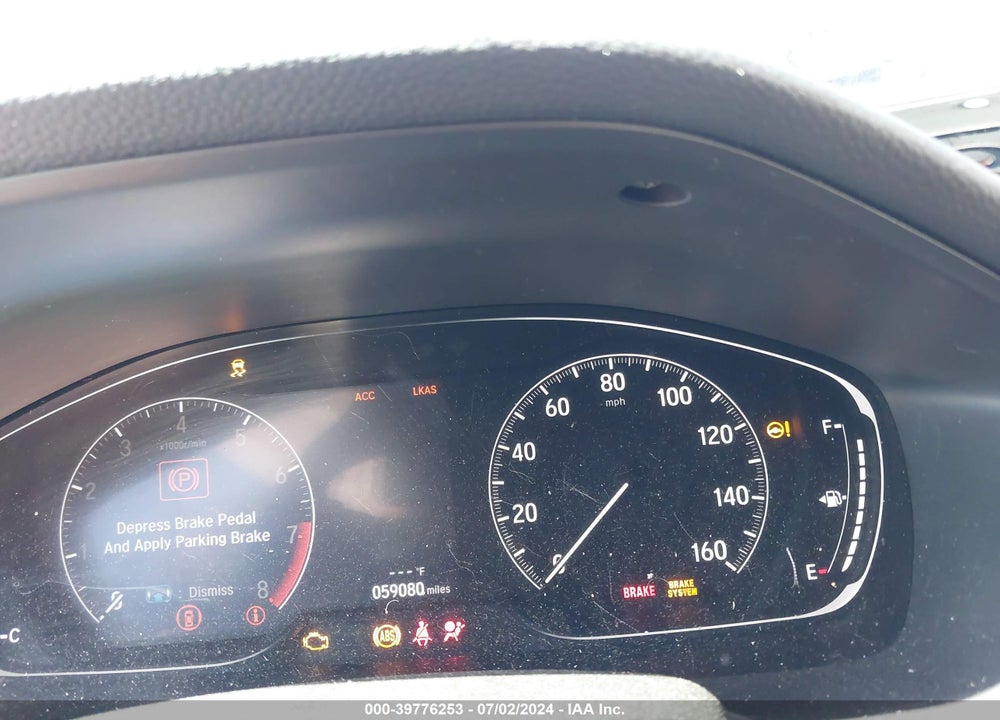 2018 HONDA ACCORD EX-L 2.0T VIN: 1HGCV2F59JA021259