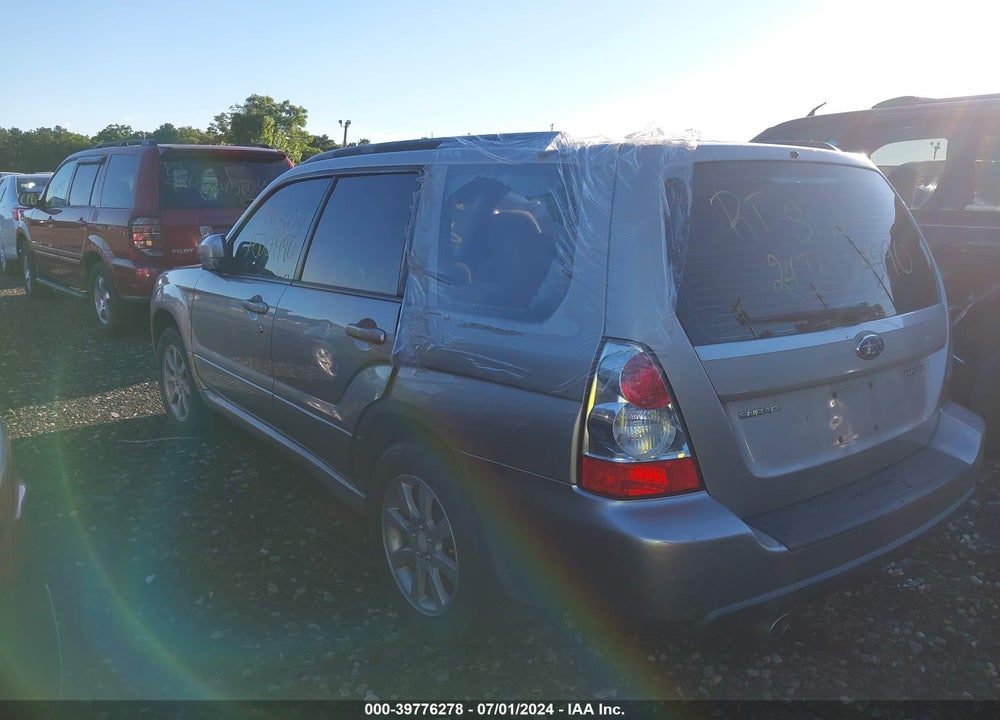 2007 SUBARU FORESTER 2.5X VIN: JF1SG65657G724424