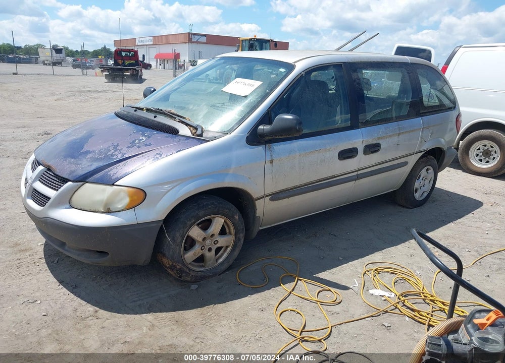 2002 DODGE CARAVAN SE VIN: 1B4GP25B22B629070