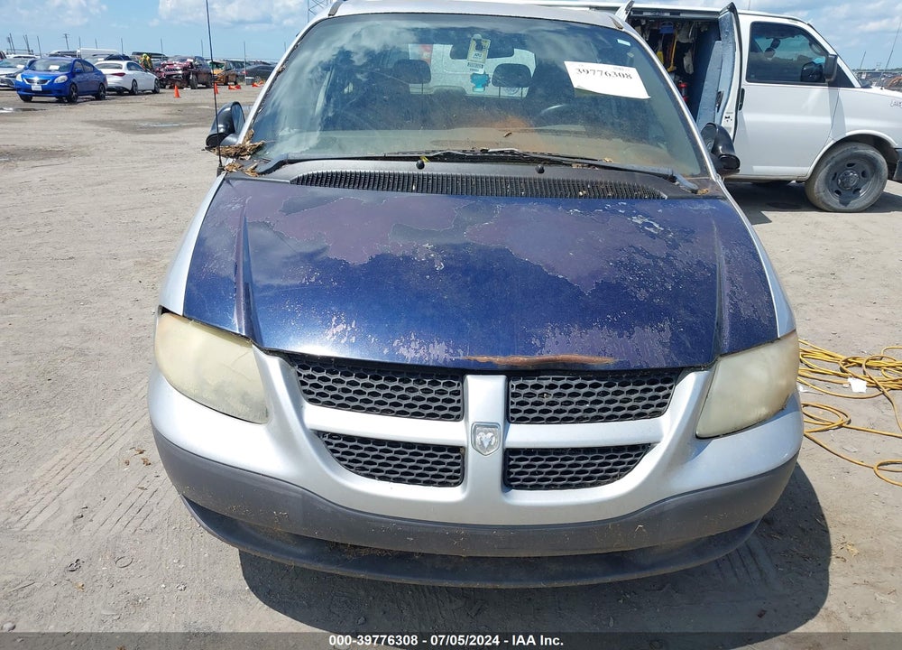 2002 DODGE CARAVAN SE VIN: 1B4GP25B22B629070