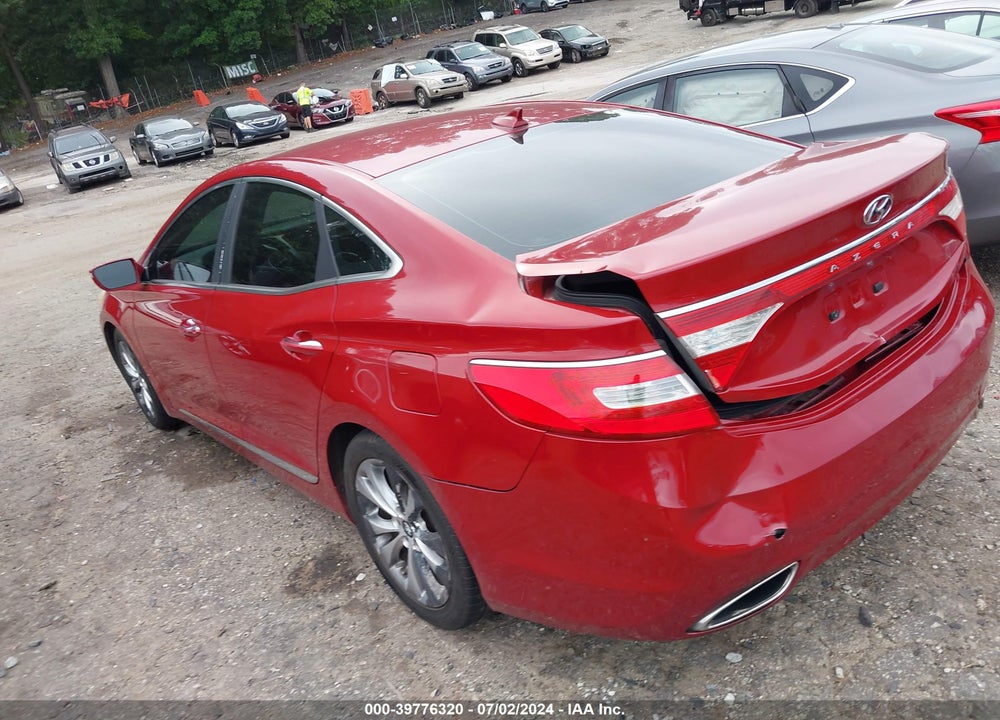 2013 HYUNDAI AZERA VIN: KMHFG4JG1DA299230