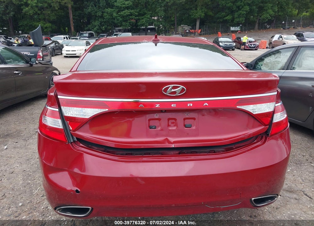 2013 HYUNDAI AZERA VIN: KMHFG4JG1DA299230