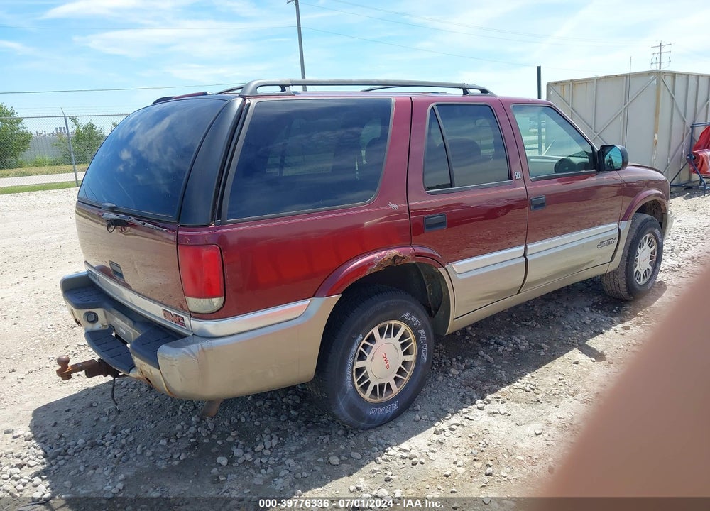 2000 GMC JIMMY SLE VIN: 1GKDT13W2Y2184005