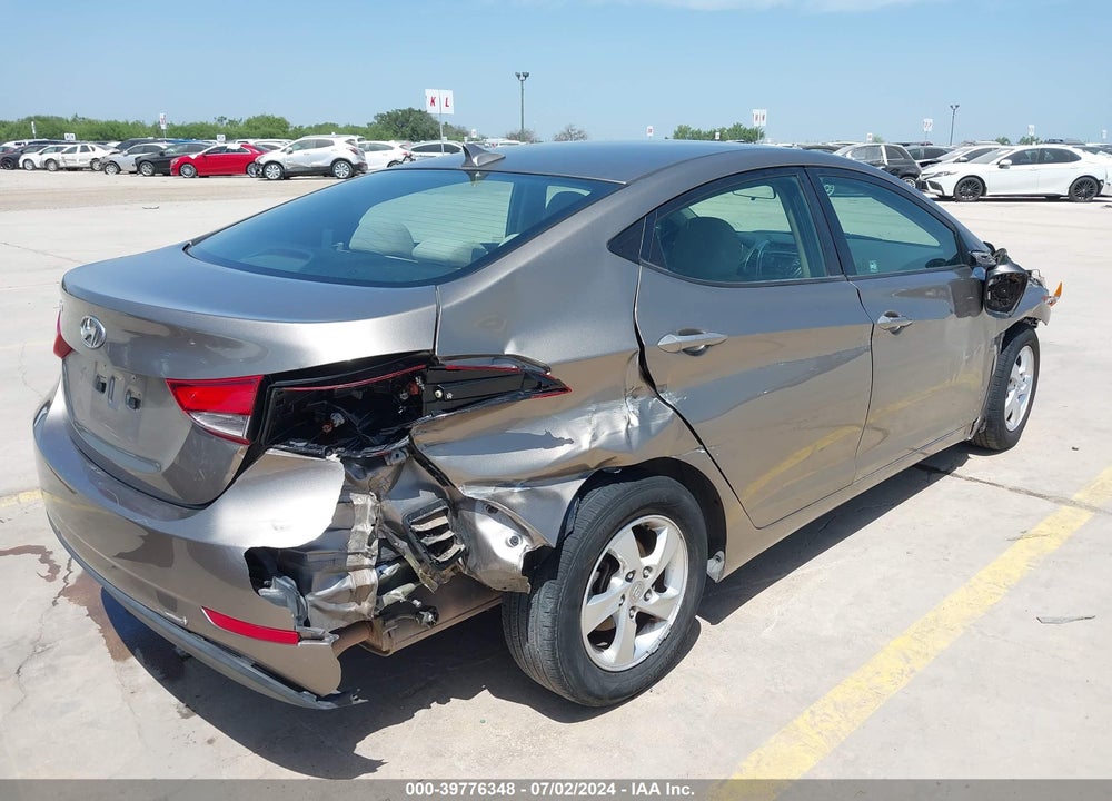 2014 HYUNDAI ELANTRA SE VIN: 5NPDH4AE0EH464329
