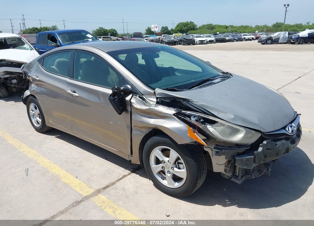 2014 HYUNDAI ELANTRA SE VIN: 5NPDH4AE0EH464329