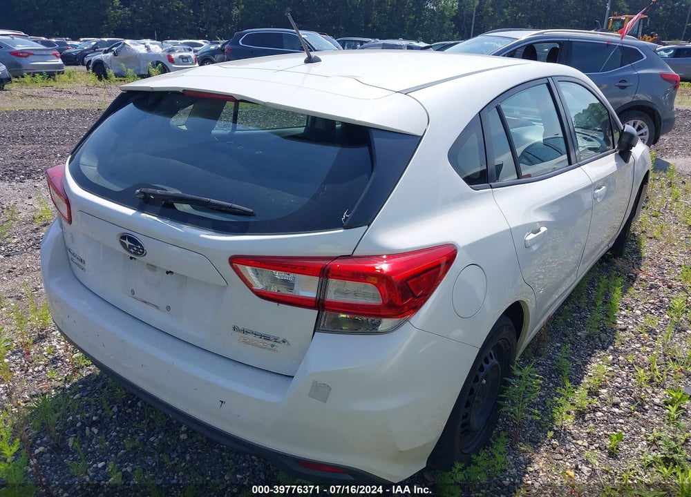 2017 SUBARU IMPREZA 2.0I VIN: 4S3GTAA69H3734239