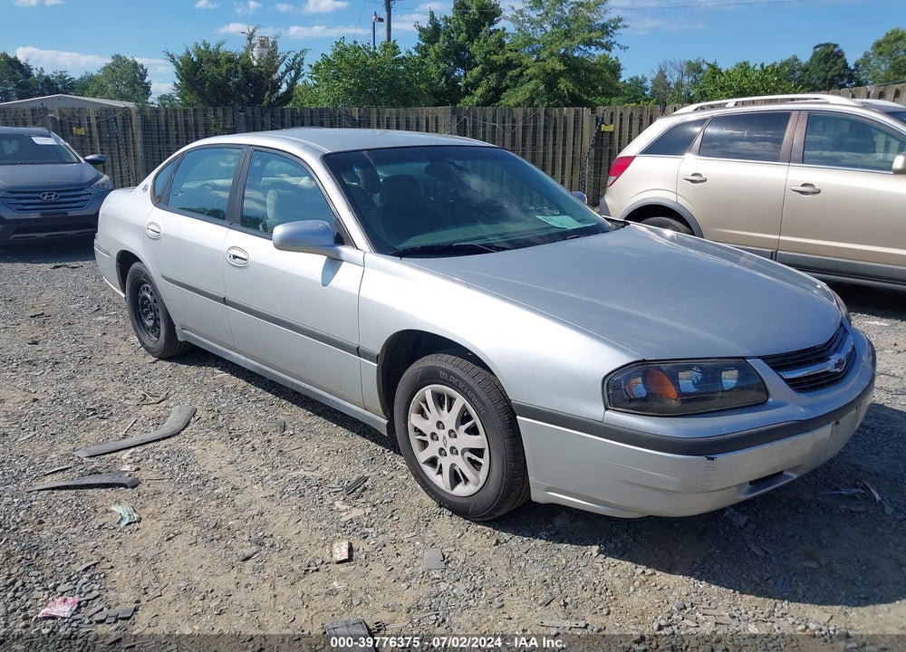 2001 CHEVROLET IMPALA VIN: 2G1WF52E019255195
