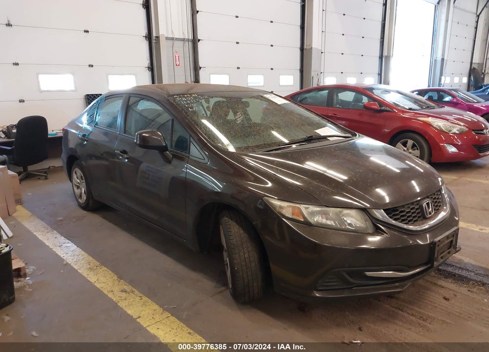 2013 HONDA CIVIC LX VIN: 2HGFB2F59DH510370