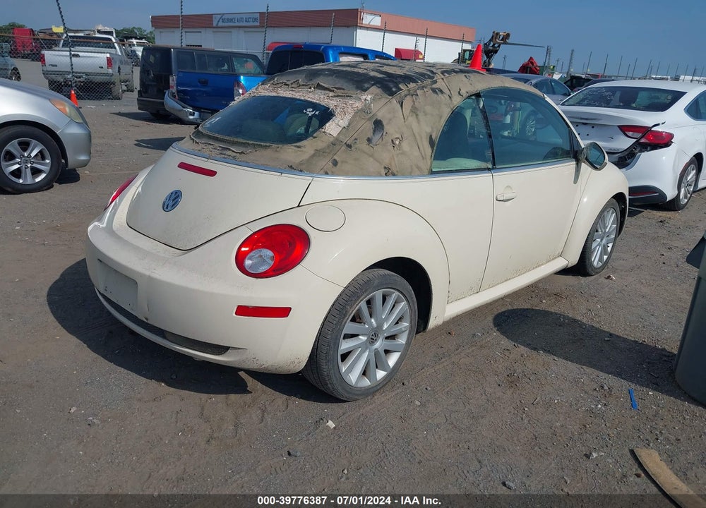 2008 VOLKSWAGEN NEW BEETLE SE VIN: 3VWRF31Y28M416195