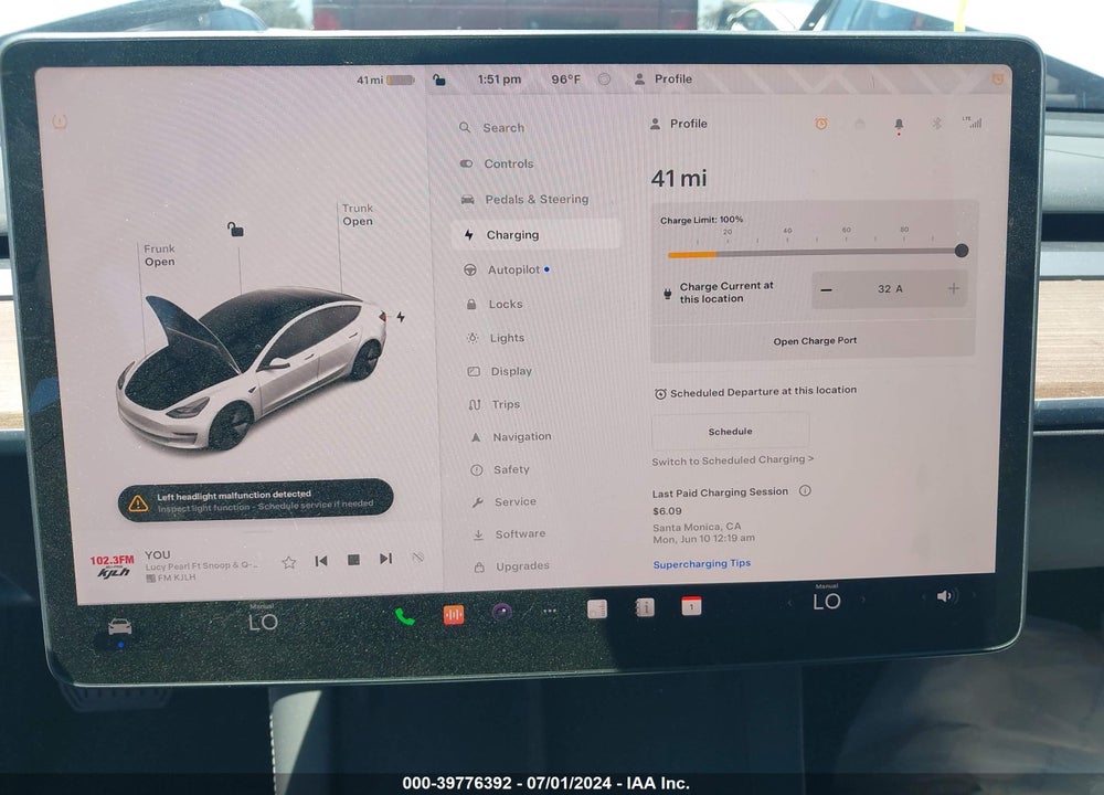 2022 TESLA MODEL 3 REAR-WHEEL DRIVE VIN: 5YJ3E1EA7NF321564