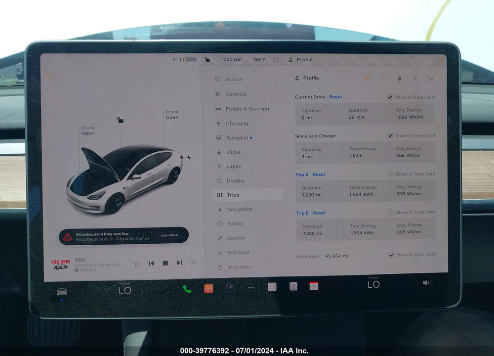 2022 TESLA MODEL 3 REAR-WHEEL DRIVE VIN: 5YJ3E1EA7NF321564
