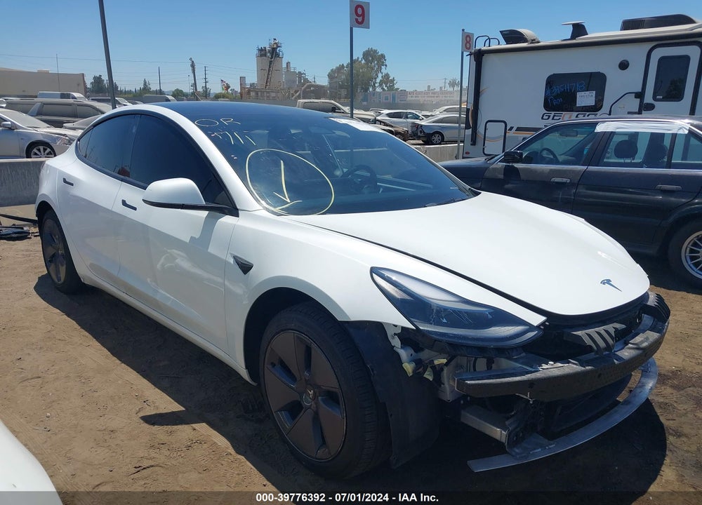 2022 TESLA MODEL 3 REAR-WHEEL DRIVE VIN: 5YJ3E1EA7NF321564