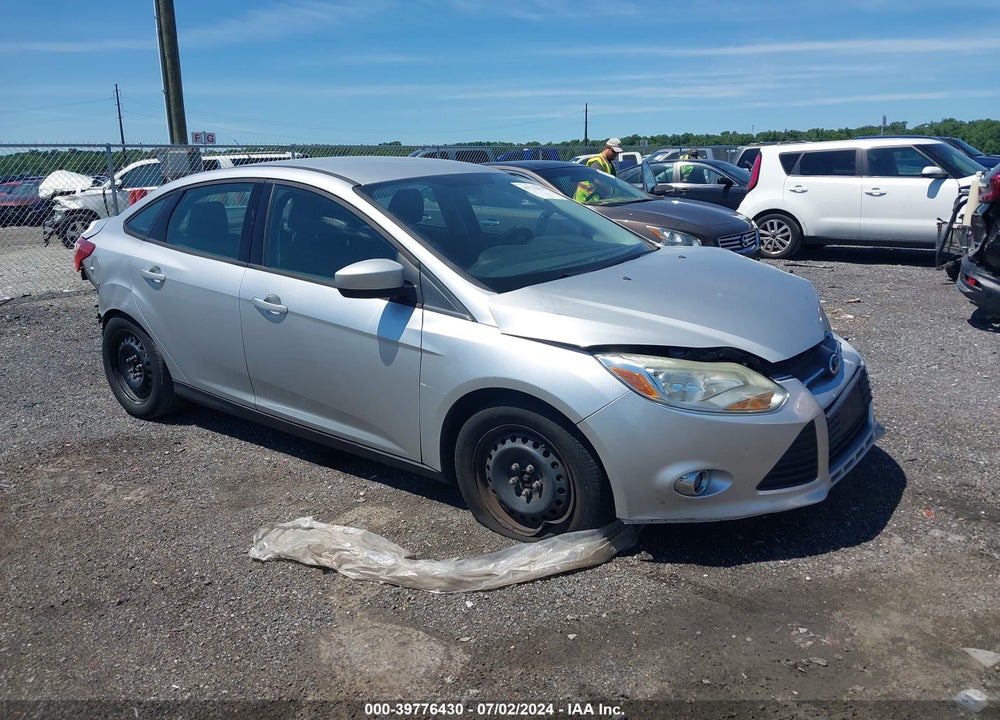 2012 FORD FOCUS SE VIN: 1FAHP3F2XCL240867