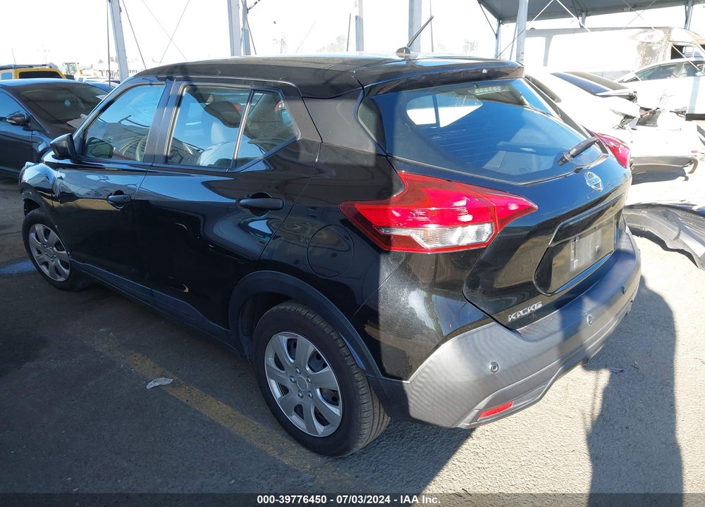 2020 NISSAN KICKS S XTRONIC CVT VIN: 3N1CP5BV9LL480936