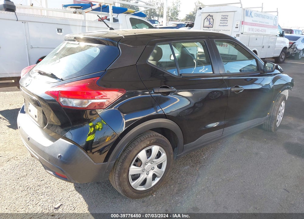 2020 NISSAN KICKS S XTRONIC CVT VIN: 3N1CP5BV9LL480936