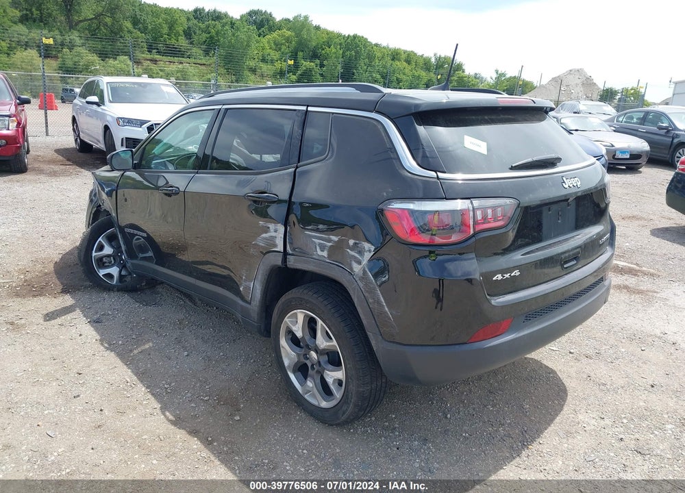 2019 JEEP COMPASS LIMITED 4X4 VIN: 3C4NJDCB5KT742343