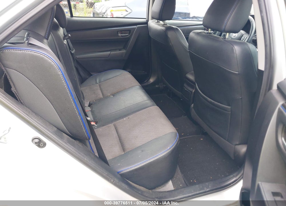 2017 TOYOTA COROLLA SE VIN: 2T1BURHE5HC814857