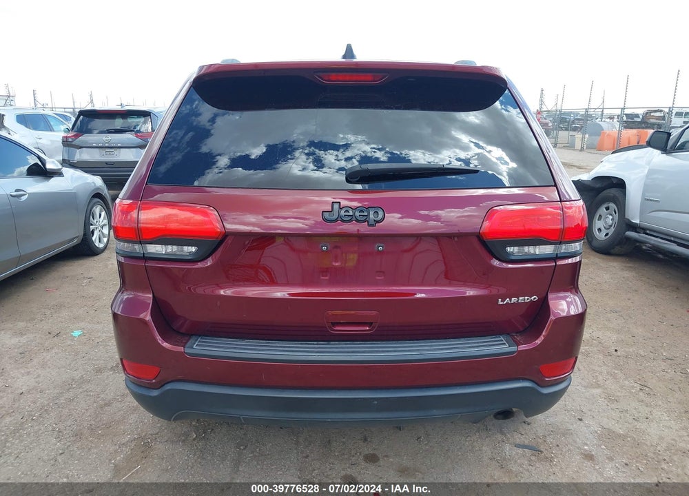2016 JEEP GRAND CHEROKEE LAREDO VIN: 1C4RJEAG5GC472717