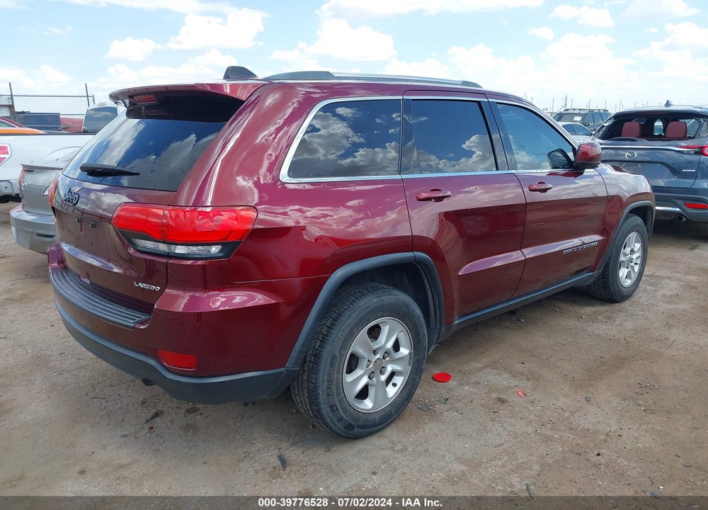 2016 JEEP GRAND CHEROKEE LAREDO VIN: 1C4RJEAG5GC472717