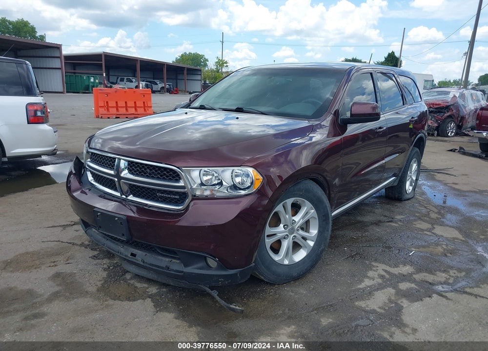2012 DODGE DURANGO SXT VIN: 1C4RDJAG8CC195782