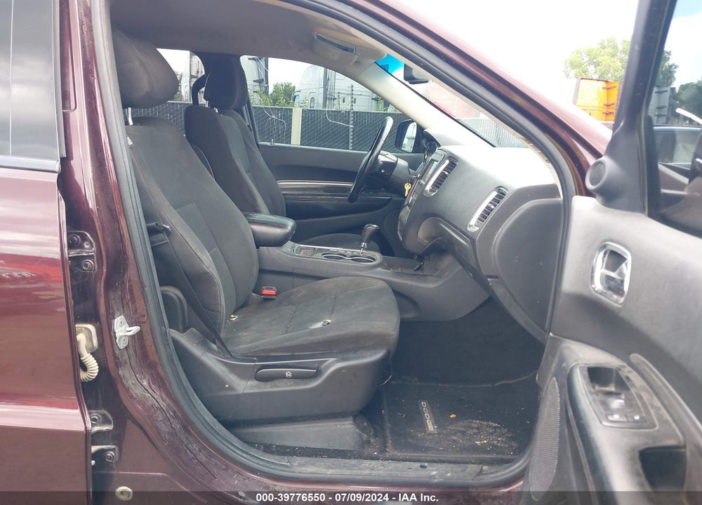 2012 DODGE DURANGO SXT VIN: 1C4RDJAG8CC195782