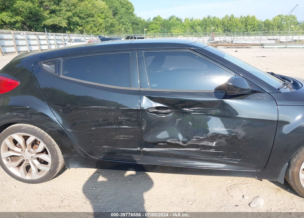 2013 HYUNDAI VELOSTER BASE W/BLACK VIN: KMHTC6AD3DU147920