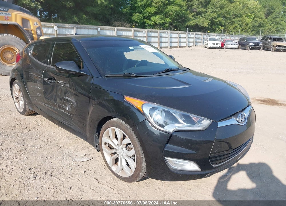 2013 HYUNDAI VELOSTER BASE W/BLACK VIN: KMHTC6AD3DU147920